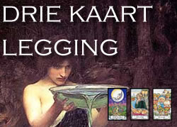 Tarot legging de Drie Kaarten Legging